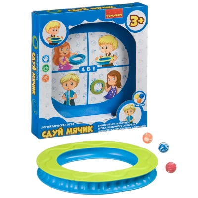 Развивающие игры Bondibon логопедическая Игра «СДУЙ МЯЧИК»